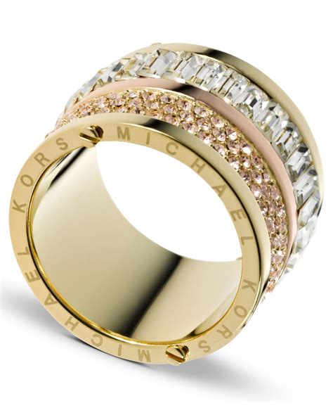 michael kors gold ring|Michael Kors gold jewelry women.